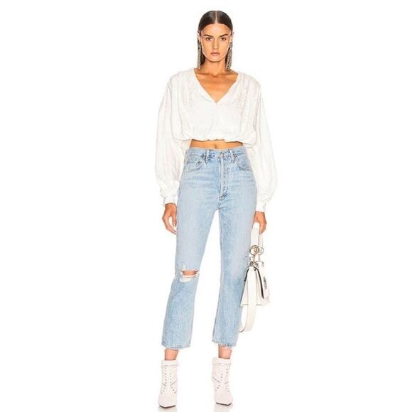 Agolde Denim - Agolde Riley High Rise Straight Crop Jeans Size 23